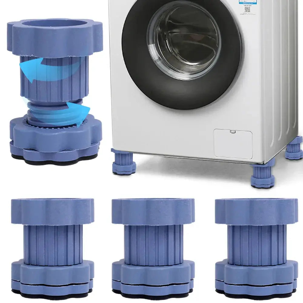 Antivibrationsmatten für Waschmaschinen – 4er-Set | Reduce noise and vibrations | Non-slip | StandSicher