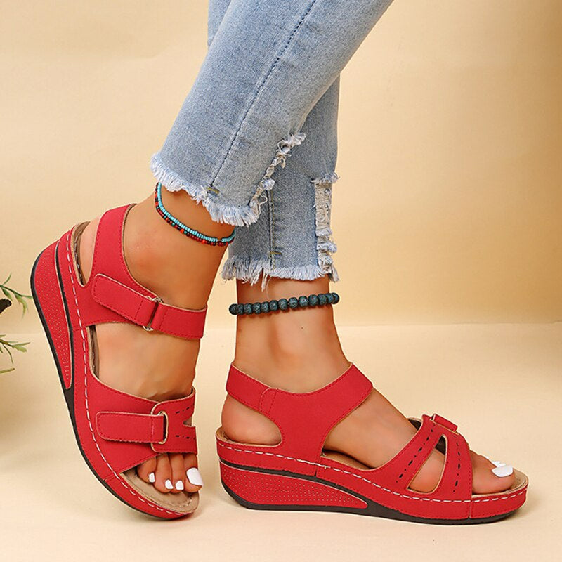 Fliva | Sandalen Damen - Orthopädisch, Verstellbar, Komfortabel