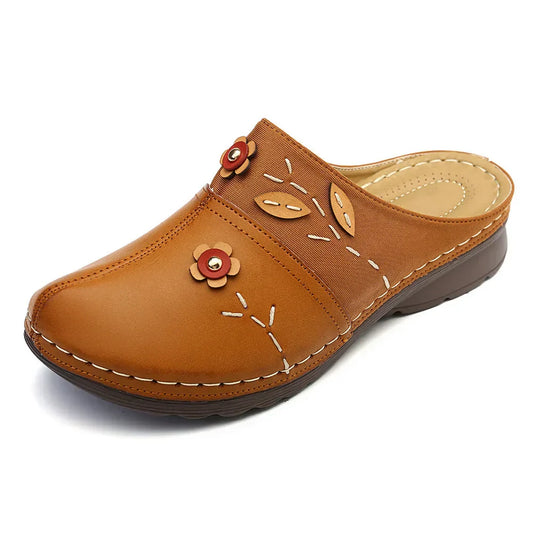 Janeth - Sandale mit Keilabsatz Aus Leder