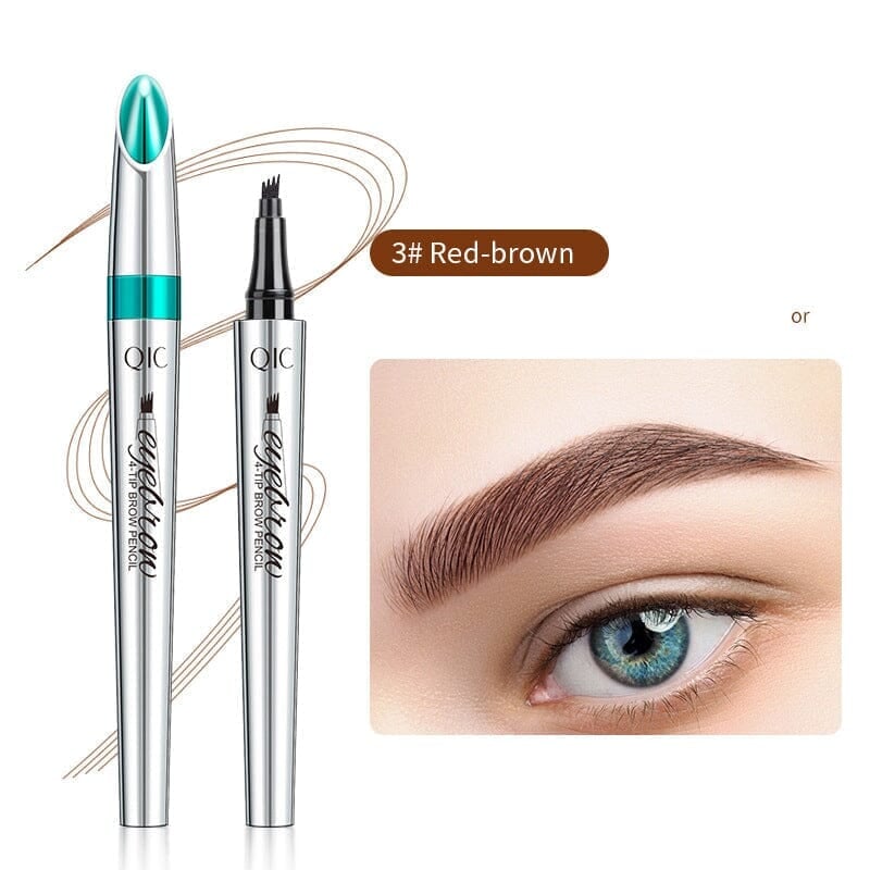 1+1 GRATIS | 3D Wasserdichter Microblading Augenbrauenstift — Für dichte, natürliche Brauen, die den ganzen Tag schmerzfrei halten