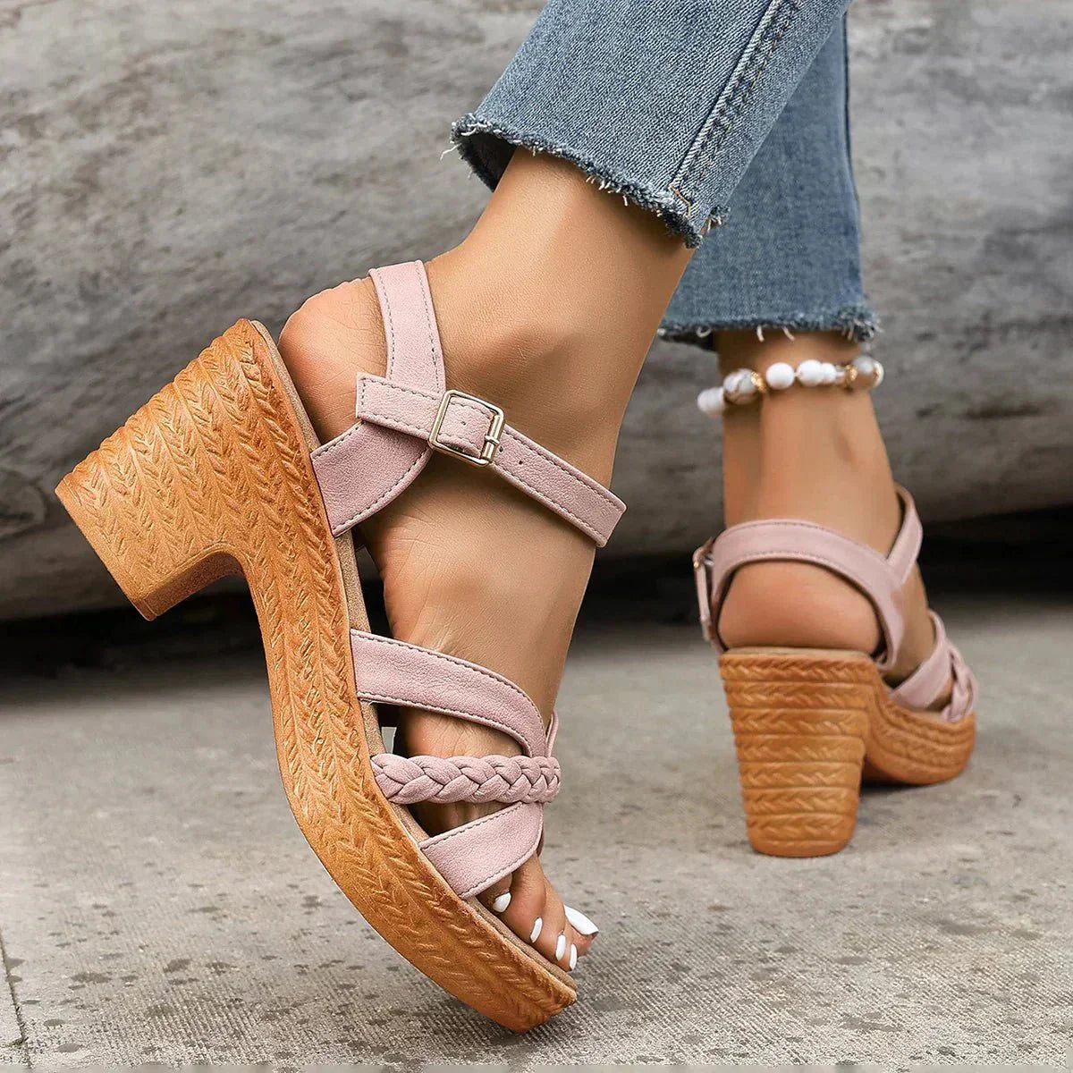 Aurelie – Stilvolle Orthopädische Sandalen