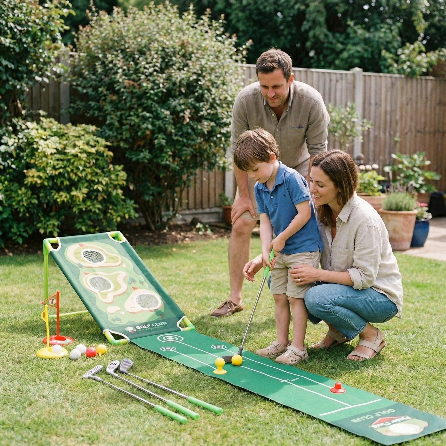 Mini-Golf-Set — Gemeinsam lachen, spielen und unvergessliche Familienmomente schaffen!