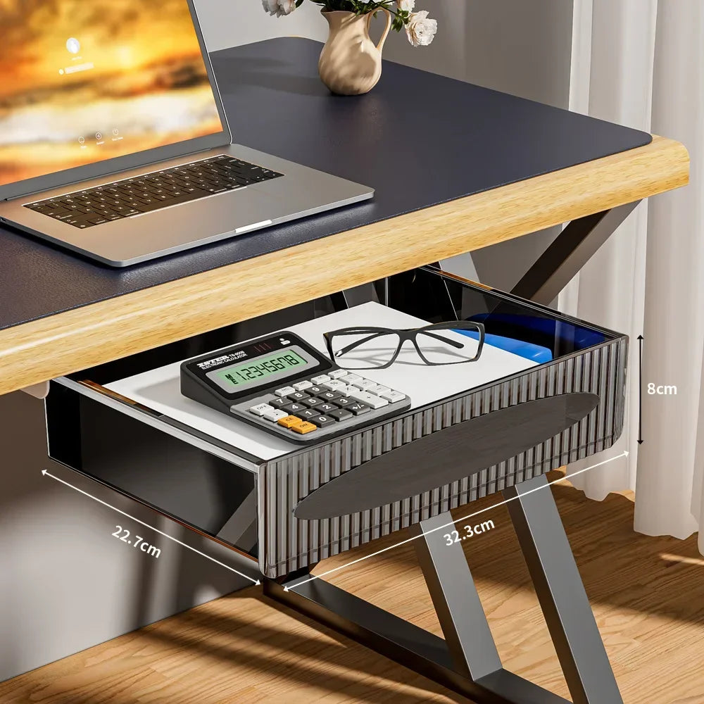 Deskora Kunststoff-Unter-Schreibtisch-Schublade | Ausziehbarer und verdeckter Organizer