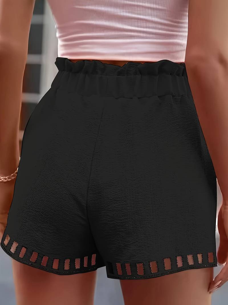 Mbakera - Lässige Shorts Mit Praktischer Geschnürungstasche