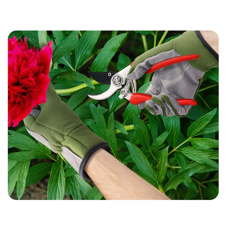 Dornenfeste Gartenhandschuhe mit verstärkter Handfläche