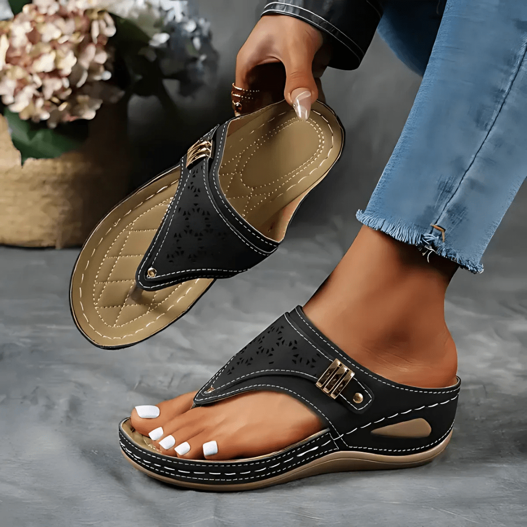 Delia – Elegante Orthopädische Sandalen