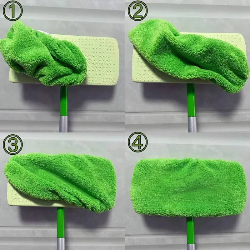 2+2 Gratis | Wiederverwendbare Mikrofaser -Mop -Pads | Stark auf Schmutz, Sanft auf Böden