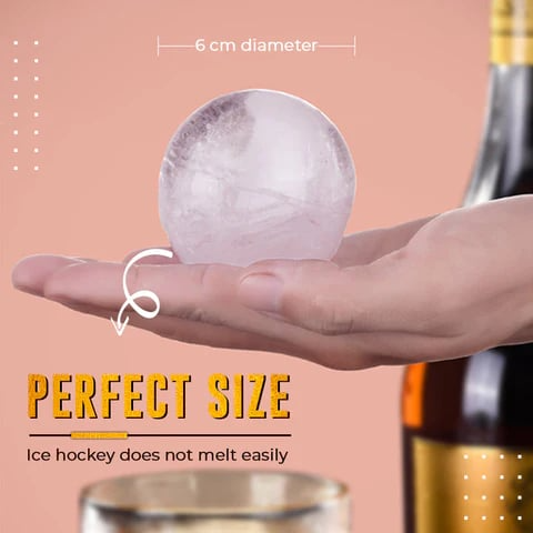 Langsam Schmelzende Eiskugelform | Stapelbar & lang anhaltende Kühlung - 1 + 1 Gratis!