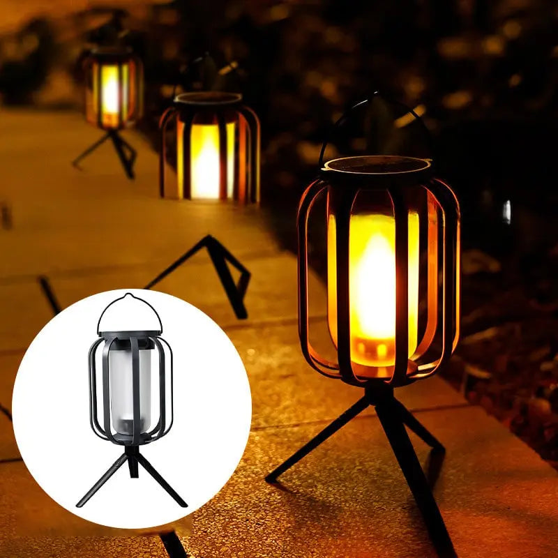BurstGlow – Solarleuchte mit authentischem Flammenambiente!