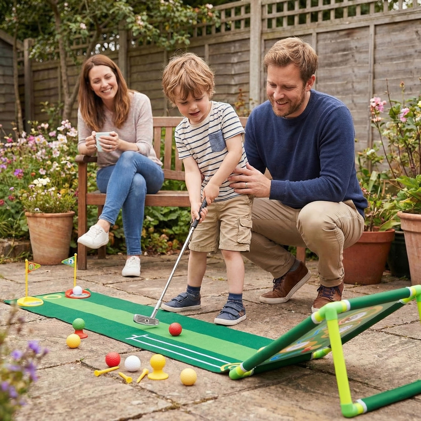 Mini-Golf-Set — Gemeinsam lachen, spielen und unvergessliche Familienmomente schaffen!