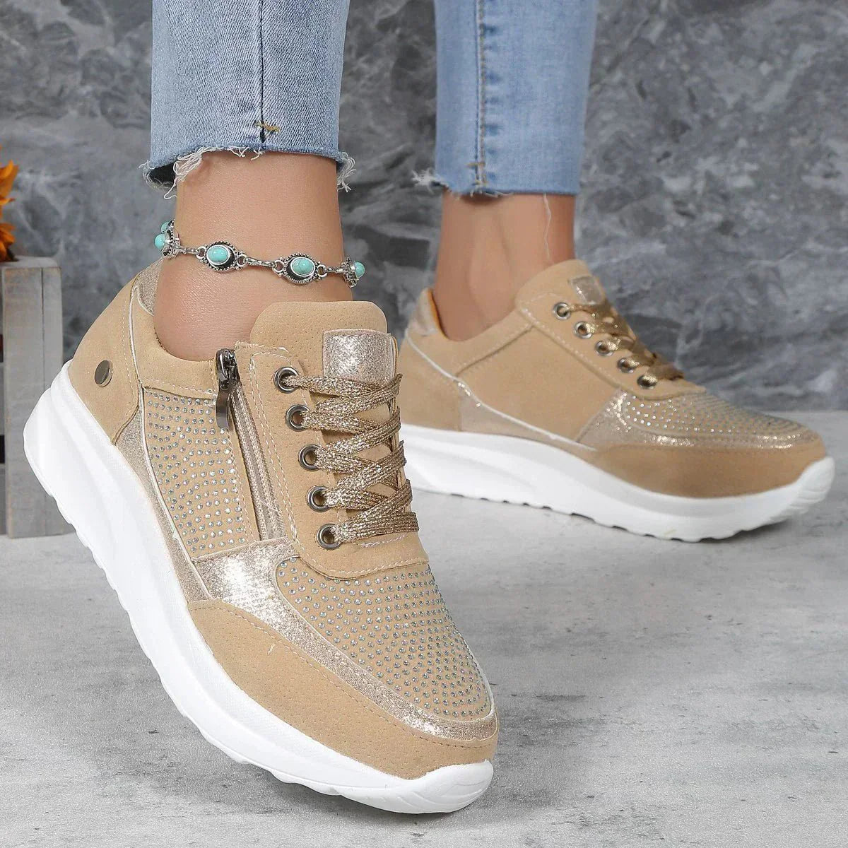 Lunara – Stilvolle Orthopädische Freizeit-Ballenzehenschuhe