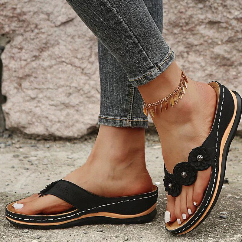 Lena Luxe - Bequeme orthopädische Sandalen