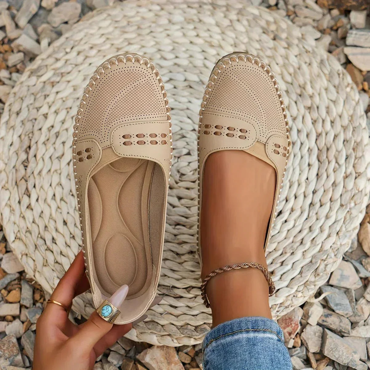 Nevaeh - Stilvolle Bequeme Orthopädische Schuhe