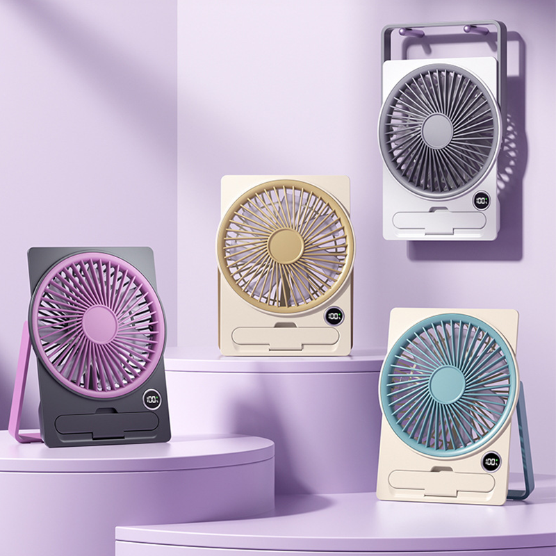Ultraflacher, wiederaufladbarer Mini-Ventilator mit USB-Anschluss