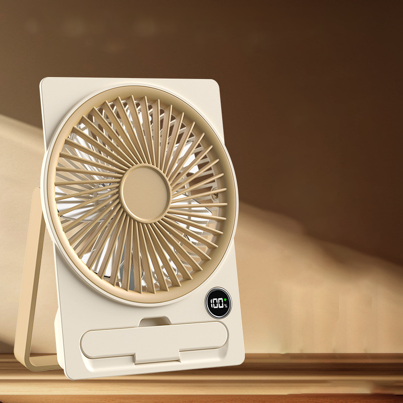Ultraflacher, wiederaufladbarer Mini-Ventilator mit USB-Anschluss