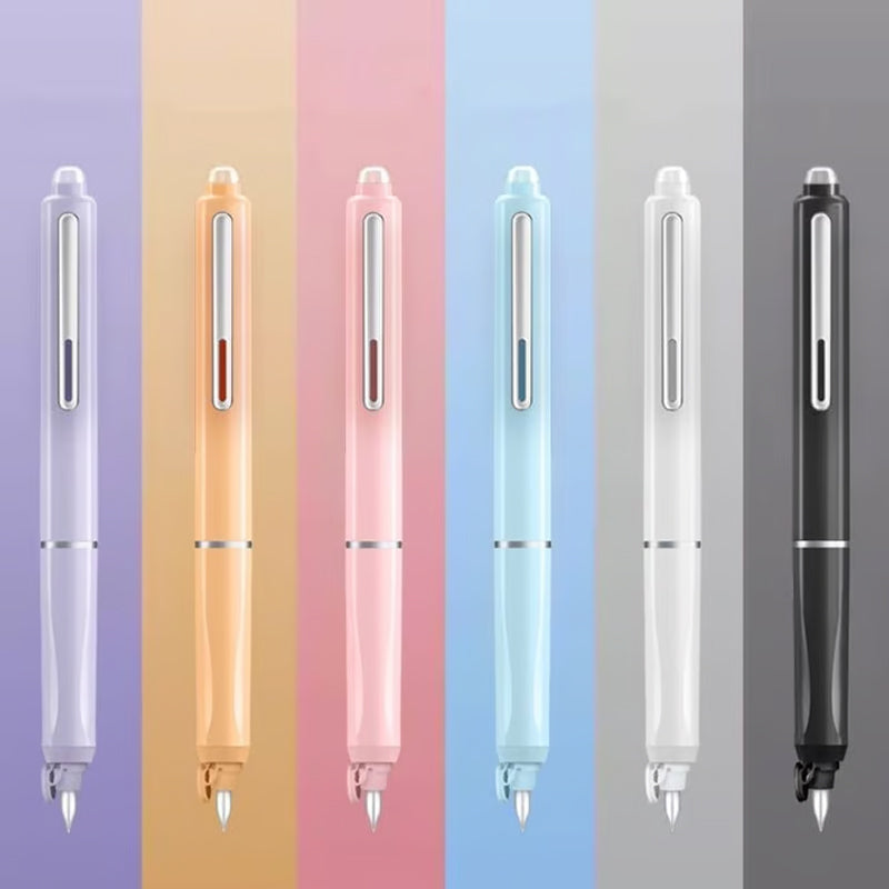 InkFlow – Einziehbarer Füllfederhalter mit sanftem Schreibkomfort | 1+1 GRATIS