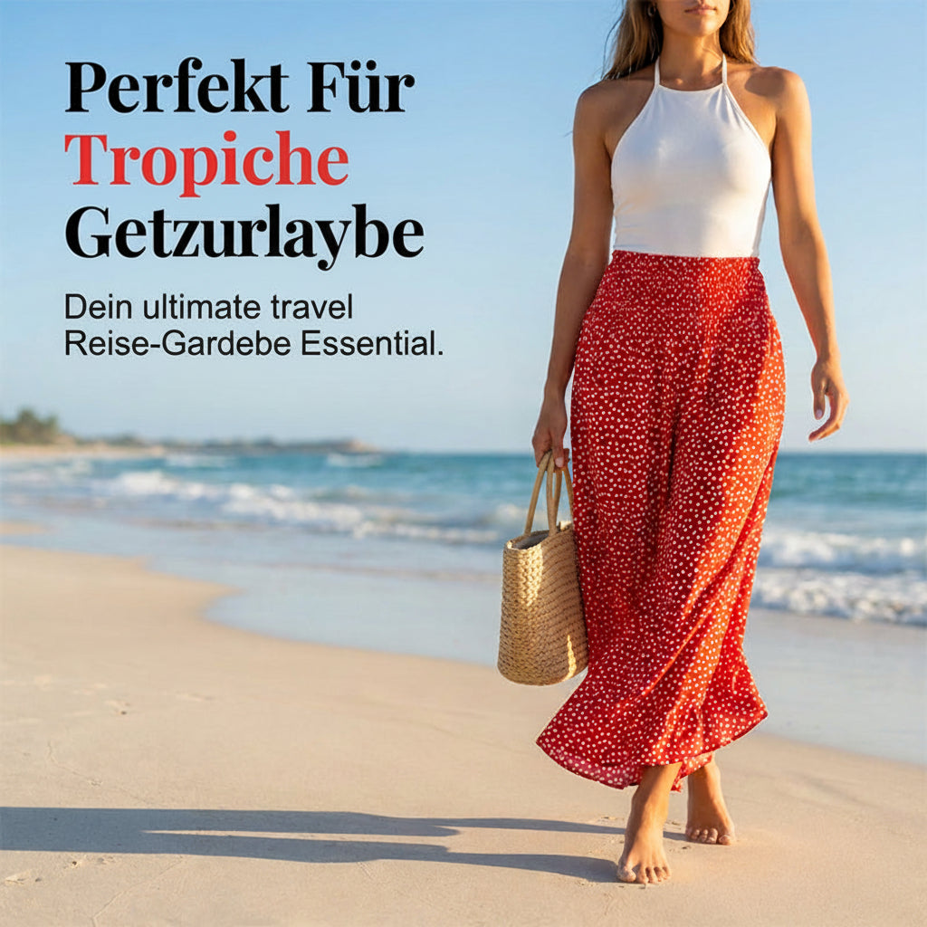 Brezy – Damenhose mit Hoher Taille und Weitem Bein