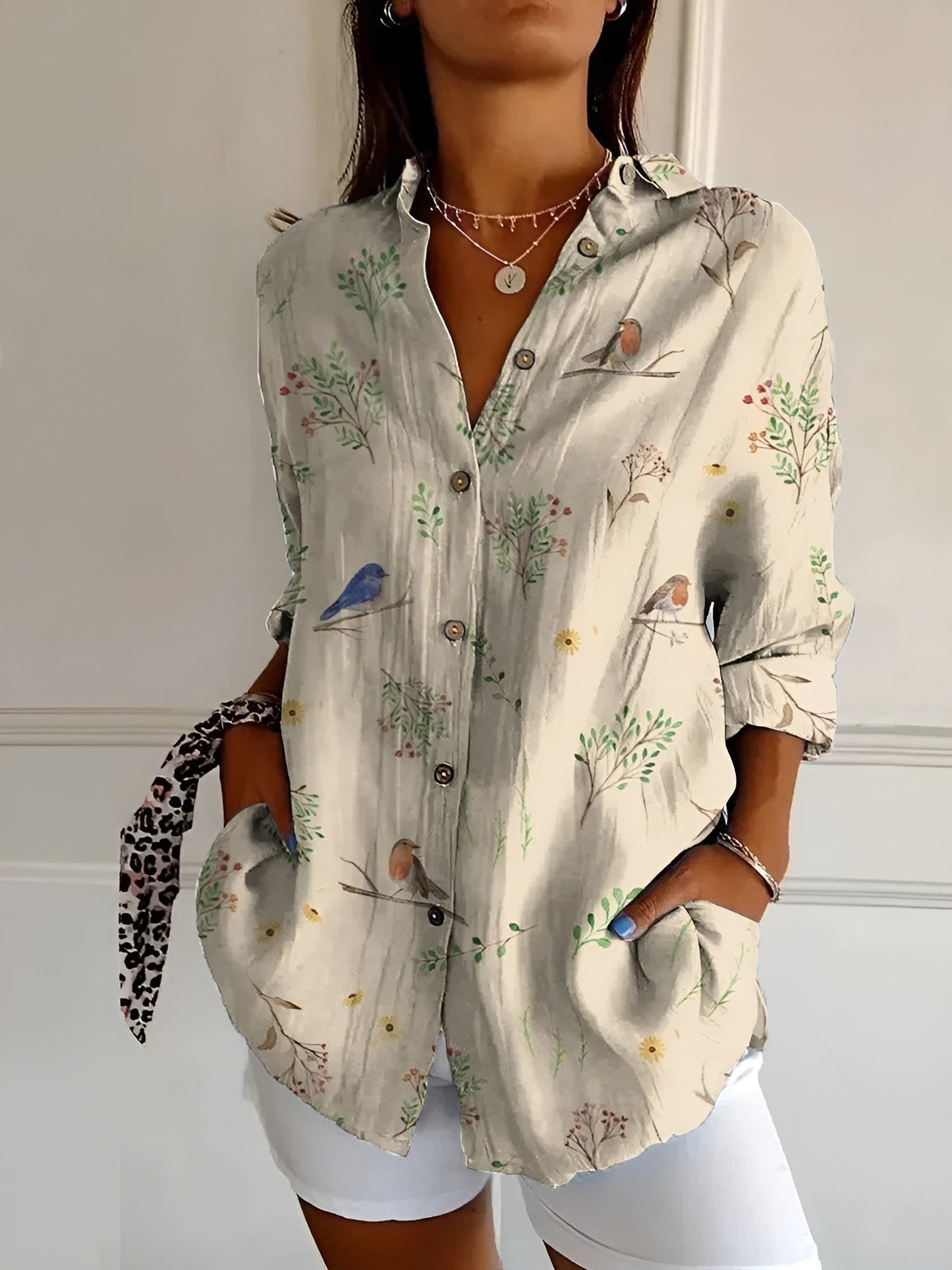Cerelia - Stilvolle Bluse mit Blumenmuster