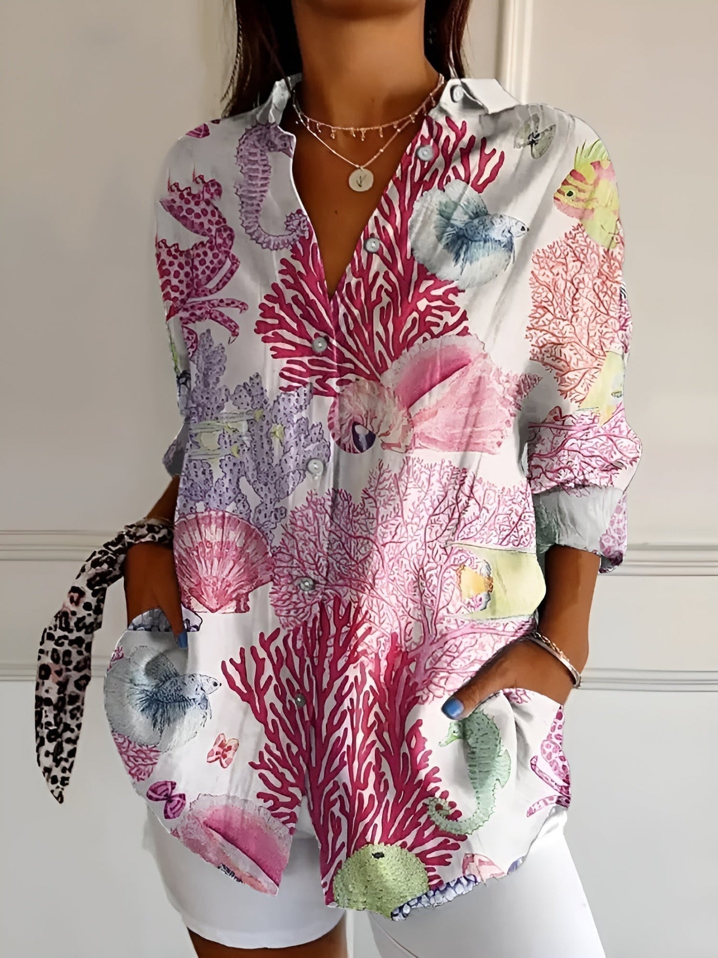 Cerelia - Stilvolle Bluse mit Blumenmuster